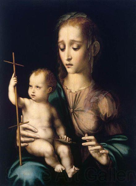 MORALES, Luis de Madonna with the Child Norge oil painting art